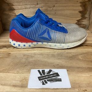 Reebok CrossFit red blue Usa design sneakers